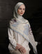 ZAYLA PRINTED SHAWL (BABY BLUE)